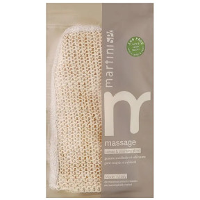 Двостороння мочалка-рукавиця Martini Spa Bambu Scented Body Sponge, 1 шт